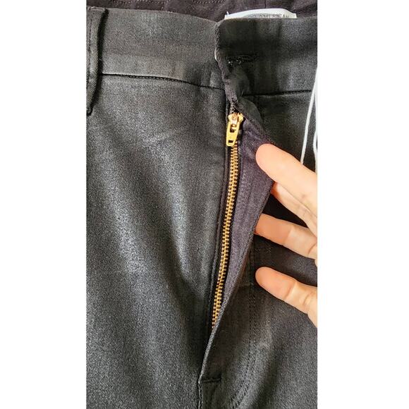 Good American Good Legs Black Coated Skinny Jeans Plus Size 24 NWOT - Picture 8 of 11